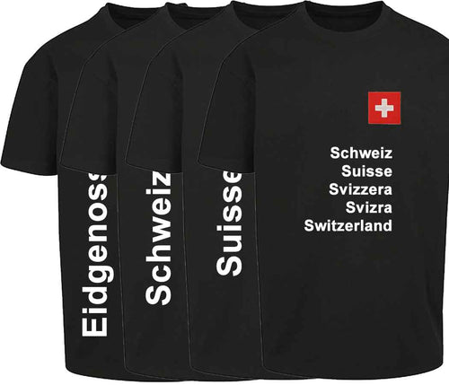 Oversize T-Shirt Schweizerkreuz 2.0 Black Edition