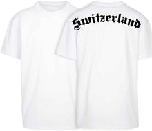 Load image into Gallery viewer, Spezial Oversize T-Shirt mit Text Switzerland
