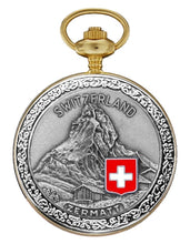 Load image into Gallery viewer, Taschenuhr Bolux, Matterhorn P-14-B, Hergestellt in der Schweiz
