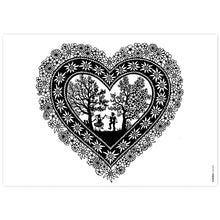 Load image into Gallery viewer, Papiertischset 2 SW SWISS TRADITION 
