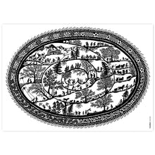 Load image into Gallery viewer, Papiertischset 2 SW SWISS TRADITION 
