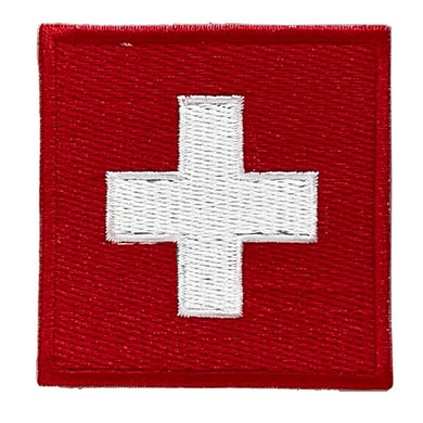 Stoffstickert Schweizerkreuz 6x6cm