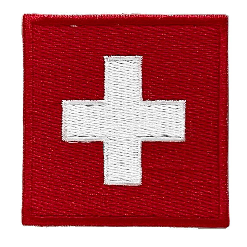 Stoffstickert Schweizerkreuz 6x6cm