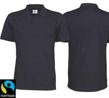 Load image into Gallery viewer, Polo Navy, Fairtrade
