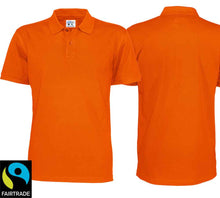 Carica l&#39;immagine nel visualizzatore di Gallery, Polo Orange, Fairtrade
