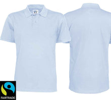 Carica l&#39;immagine nel visualizzatore di Gallery, Polo Sky Blue, Fairtrade
