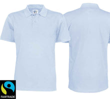 Load image into Gallery viewer, Polo Sky Blue, Fairtrade
