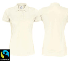 Load image into Gallery viewer, Polo Women Creme, Fairtrade
