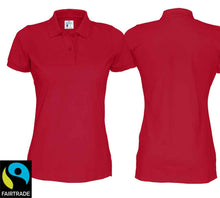 Load image into Gallery viewer, Polo Women Rot, Fairtrade
