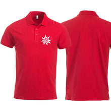 Load image into Gallery viewer, Edelweiss Polo, Rot, Brust
