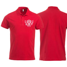 Lade das Bild in den Galerie-Viewer, Polo Rot Unisex mit Schweizer Kuh
