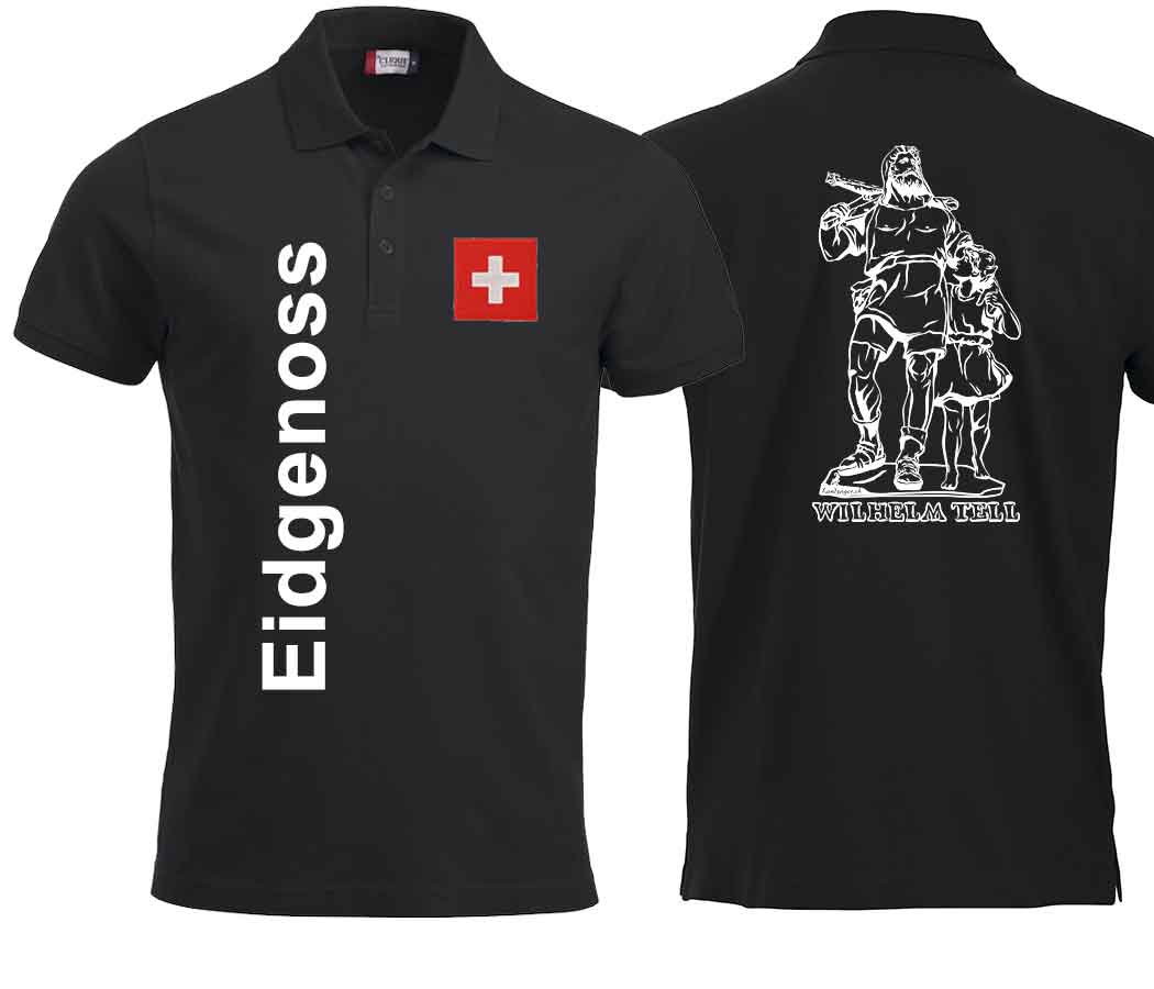 Polo Unisex Wilhelm Tell Black Edition