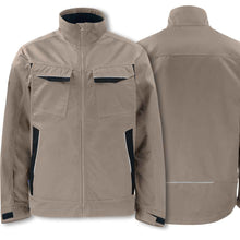 Load image into Gallery viewer, Projob Arbeitsjacke mit Kontrastelementen Khaki
