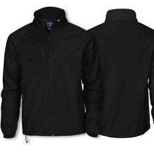 Charger l&#39;image dans la galerie, Projob Softshell-Arbeitsjacke mit Kontrastelementen Schwarz
