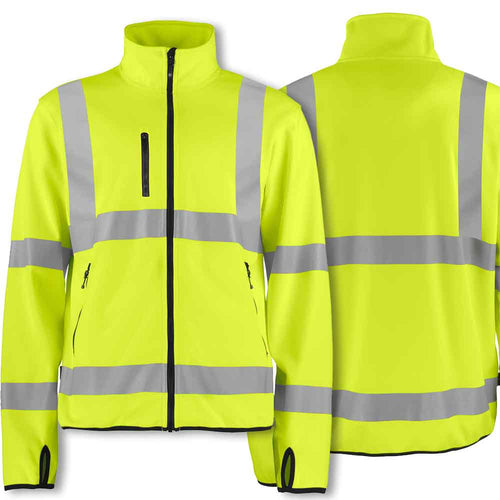 Giacca softshell leggera ad alta visibilità Projob classe 3