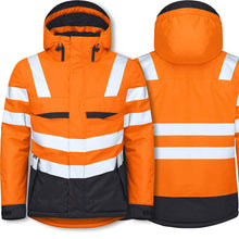 Load image into Gallery viewer, Projob gefütterte Jacke Klasse 3 Orange
