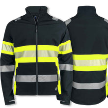 Carica l&#39;immagine nel visualizzatore di Gallery, Projob gefütterte Wind- &amp; Wasserdichte Softshelljacke Klasse 1
