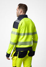 Load image into Gallery viewer, Projob Full Zip Sweat Jacke gelbmarine Mensch2
