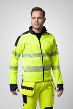 Load image into Gallery viewer, Projob Full Zip Sweat Jacke gelbmarine Mensch
