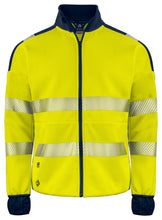 Load image into Gallery viewer, Projob Full Zip Sweat Jacke gelbmarine vorne
