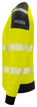 Load image into Gallery viewer, Projob Sweatshirt klasse 3/2 gelbschwarz links
