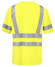 Load image into Gallery viewer, Projob Tshirt 646030 Warnschutz gelb hinten
