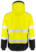 Load image into Gallery viewer, Projob funktionsjacke Klasse 3 gelb/schwarz hinten
