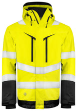 Load image into Gallery viewer, Projob funktionsjacke Klasse 3 gelb/schwarz vorne
