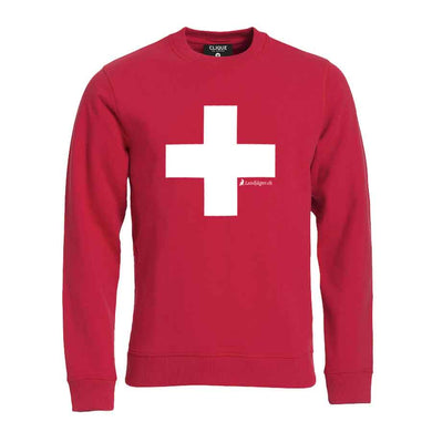 Swiss cross sweater