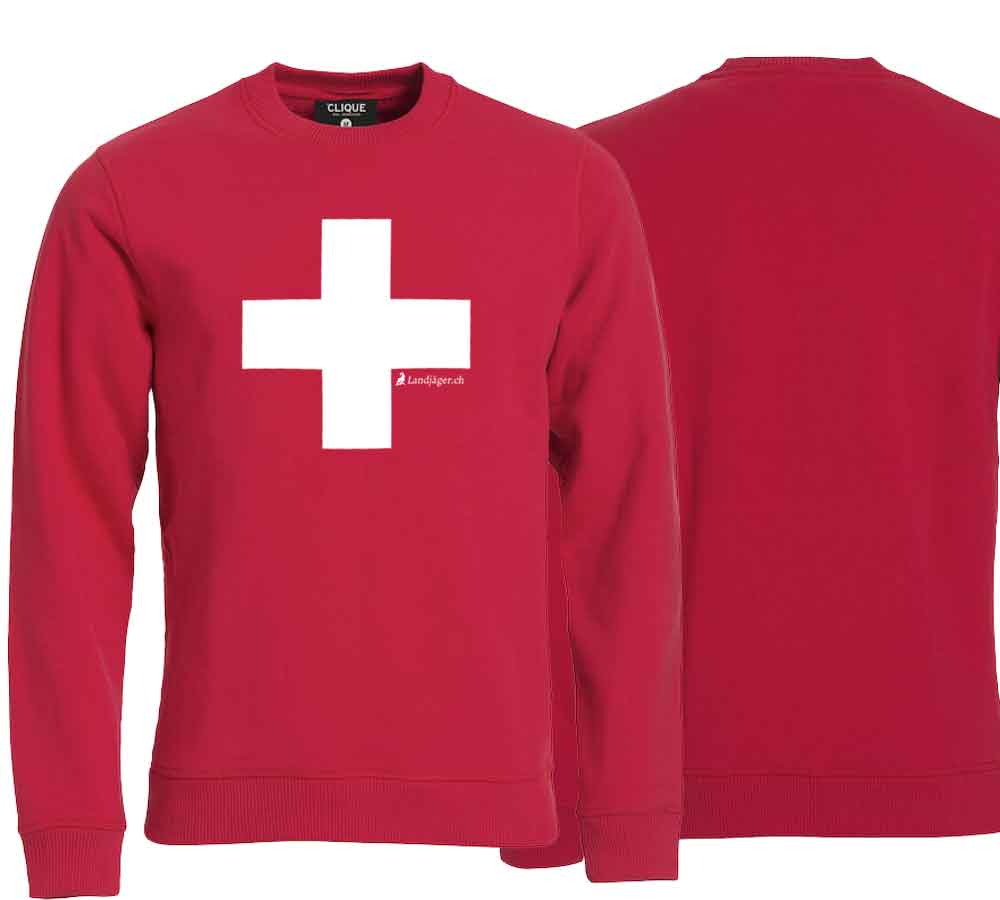 Swiss cross sweater