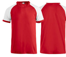 Load image into Gallery viewer, Raglan T-Shirt Rot selber Designen
