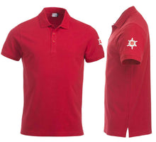 Load image into Gallery viewer, Rotes Polo mit Edelweiss
