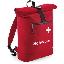Charger l&#39;image dans la galerie, Rucksack mit Schweizerkreuz Text Schweiz
