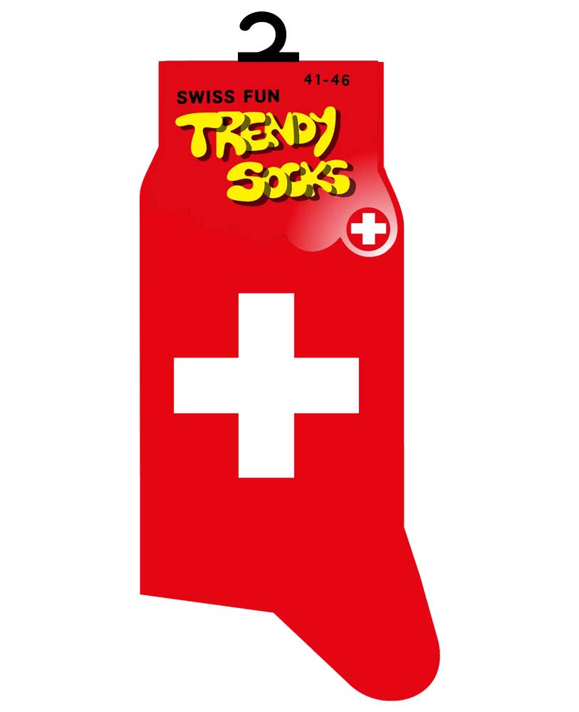 Socken Schweizerkreuz