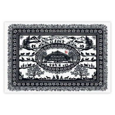 Scherenschnitt PVC Tischset Tradition