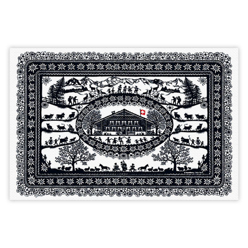 Scherenschnitt PVC Tischset Tradition