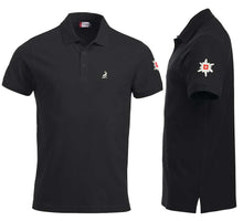 Carica l&#39;immagine nel visualizzatore di Gallery, Polo Schwarz mit Logo und Edelweiss
