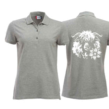 Lade das Bild in den Galerie-Viewer, Polo Damen Schwarznasenschaf, grau, Rücken
