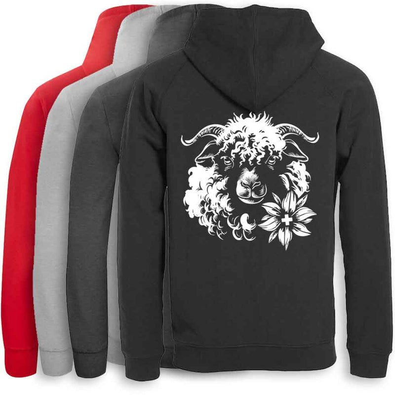 Kapuzenjacke mit Schwarznasenschaf