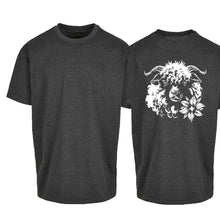 Lade das Bild in den Galerie-Viewer, Oversize T-Shirt Schwarznasenschaf, Grau, Rücken gross
