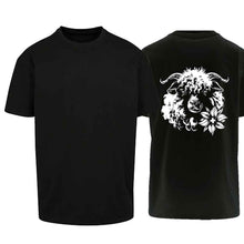 Lade das Bild in den Galerie-Viewer, Oversize T-Shirt Schwarznasenschaf, Schwarz, Rücken gross
