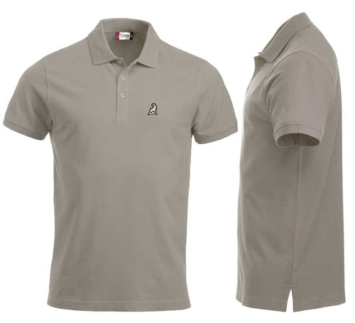 Premium Polo Unisex Silber