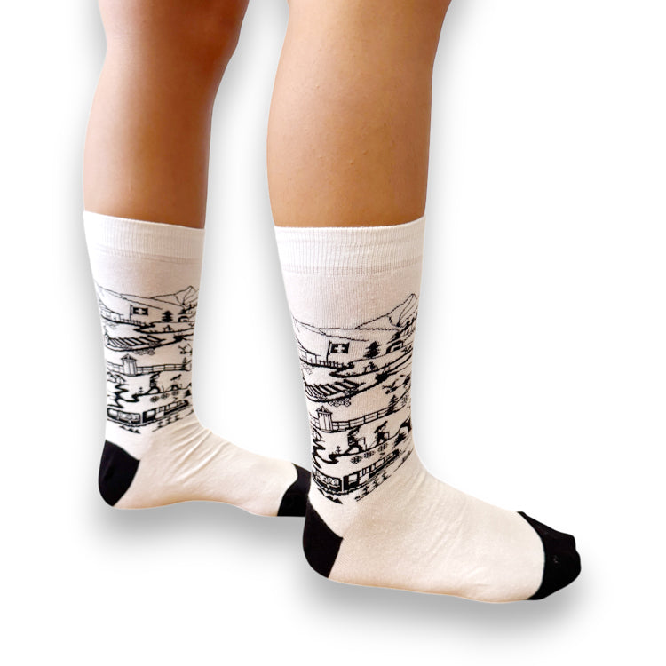 Scherenschnitt Socken