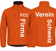 Load image into Gallery viewer, Premium Softshell Jacket Unisex Blood Orange
