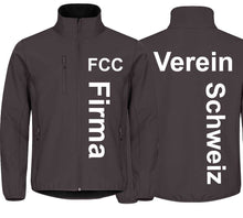Lade das Bild in den Galerie-Viewer, Premium Softshell Jacke Unisex Dunkelgrau
