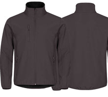 Lade das Bild in den Galerie-Viewer, Softshell Jacke Dunkelgrau
