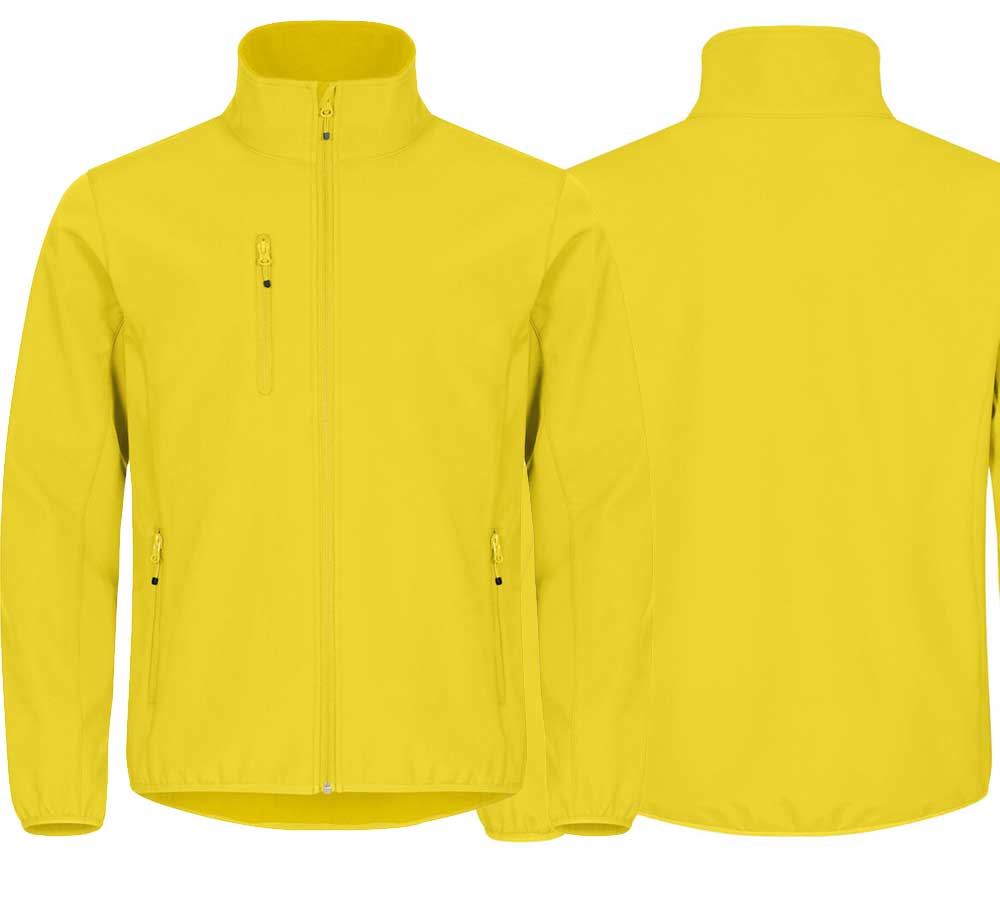 Premium Softshell Jacket Unisex Yellow