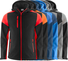 Carica l&#39;immagine nel visualizzatore di Gallery, Softshell Herren Activwear Prime Schwarz Rot
