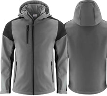 Carica l&#39;immagine nel visualizzatore di Gallery, Softshell Herren Activwear Prime Grau Schwarz
