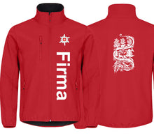 Charger l&#39;image dans la galerie, Softshell Jacke Rot Personalisiert
